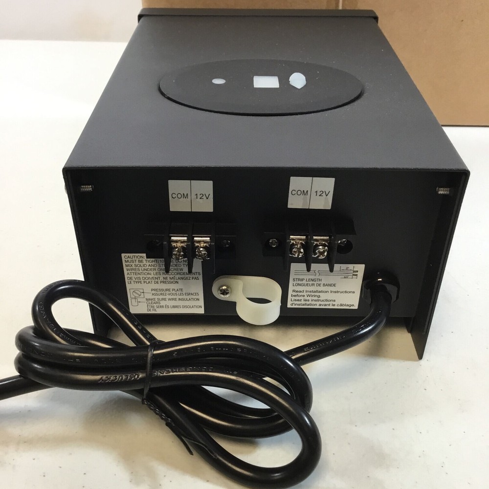 Dewenwils HOSL04A Black Low Voltage Countdown Timer 200Watt Transformer