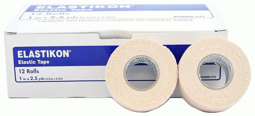 Elastikon Elastic Tape   1 inch x 2.5 yds   2 Rolls
