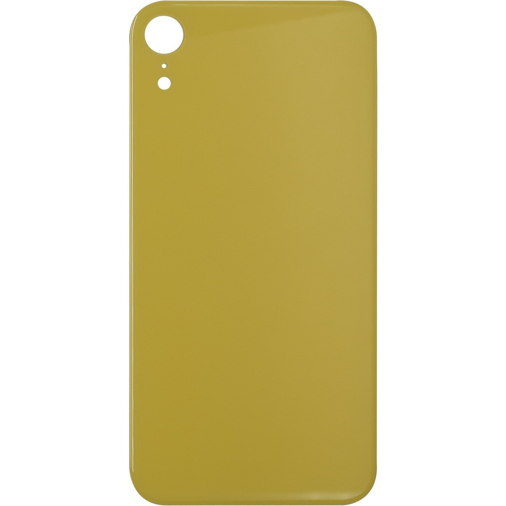 iPhone XR Back Glass without Camera Lens Yellow NO LOGO