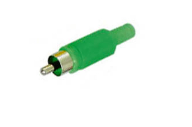 [ Whadda Velleman CA047G ] Phono (RCA) Plug - Green