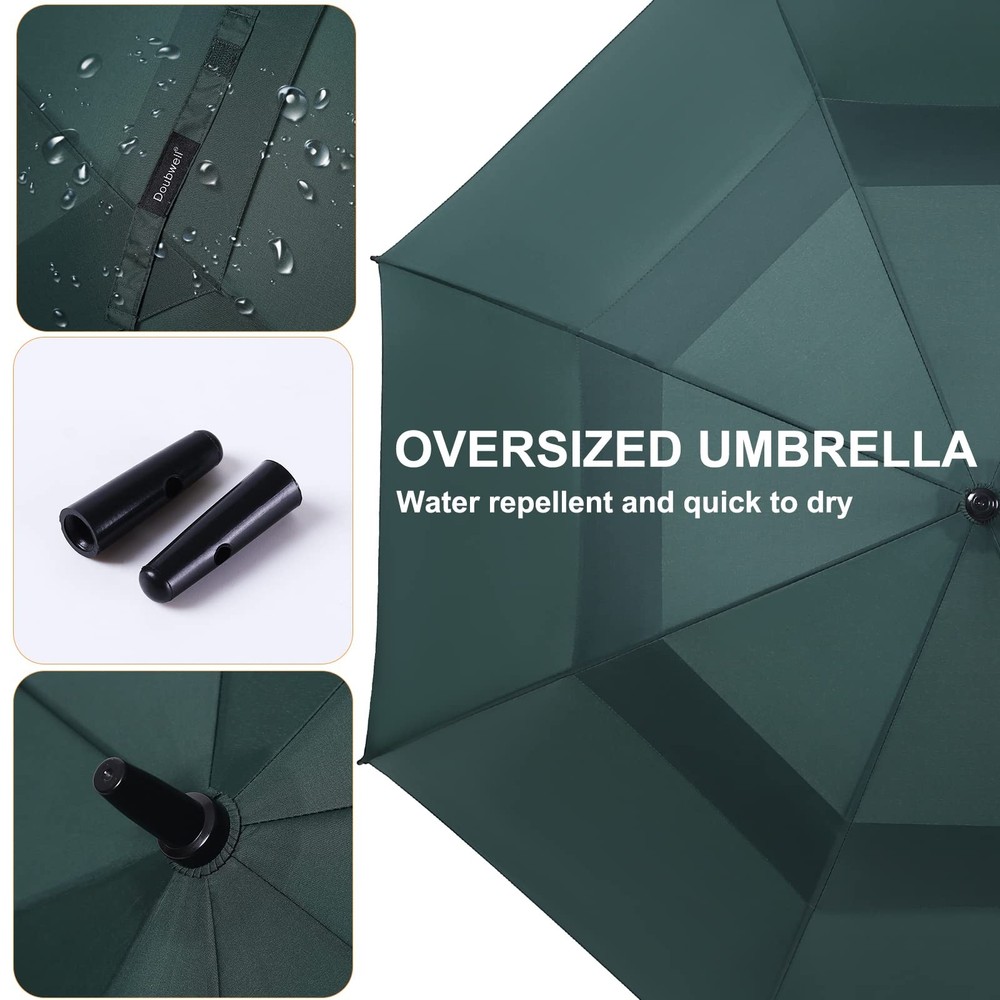 Doubwell Golf Umbrella 54/68 Inch Automatic Large Windproof Umbrella Oversized