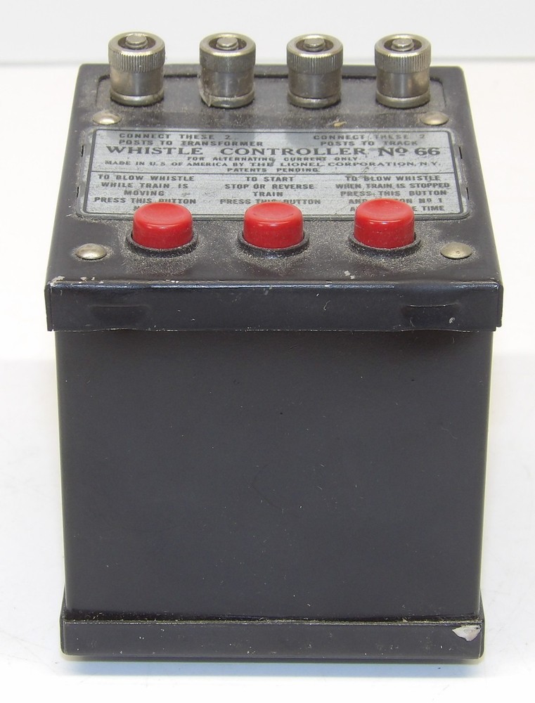Pre war Lionel O gauge No. 66 Whistle Controller - Untested, no box