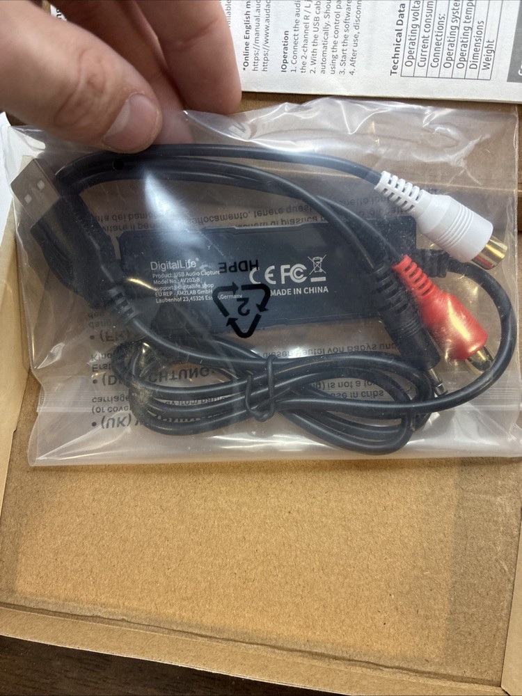 DigitalLife USB Audio Capture