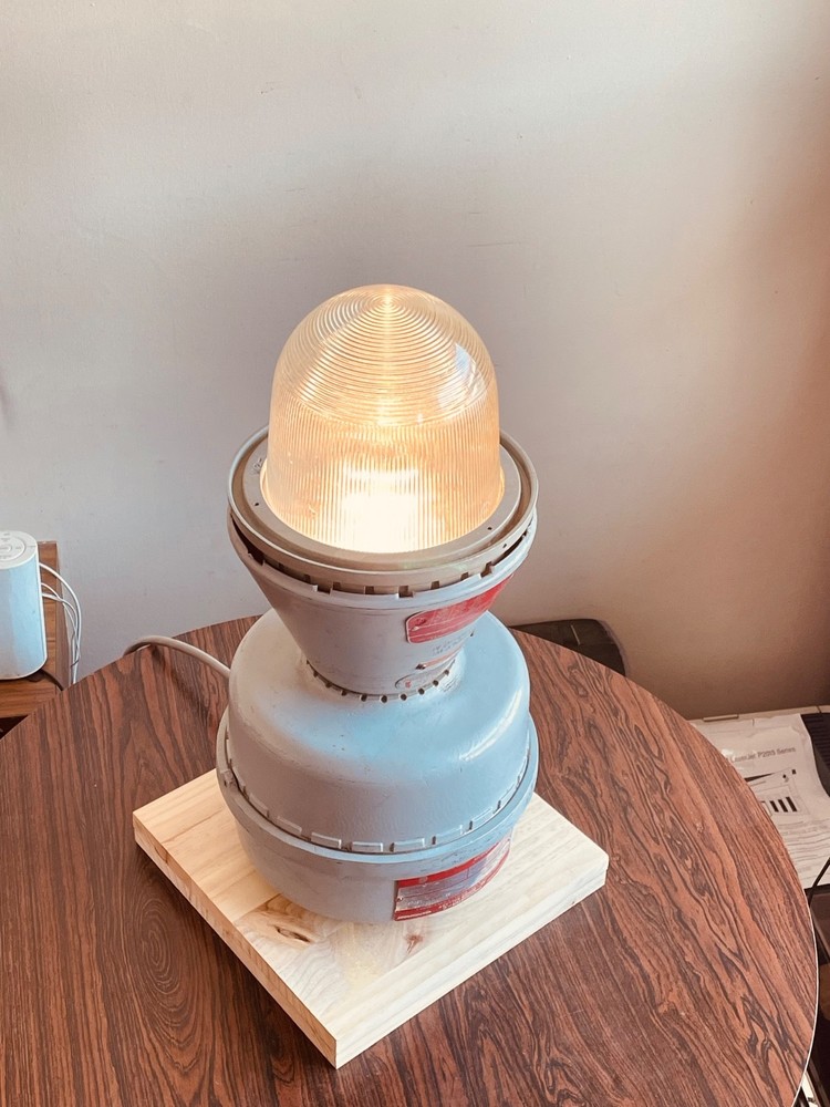 Appleton A-51 Explosion Proof Table Lamp conversion. ES bulb. 25+ available.
