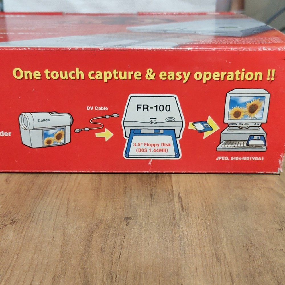 Canon FR-100 3.5" Floppy Disk Still Image Recorder Drive for Retro Computing