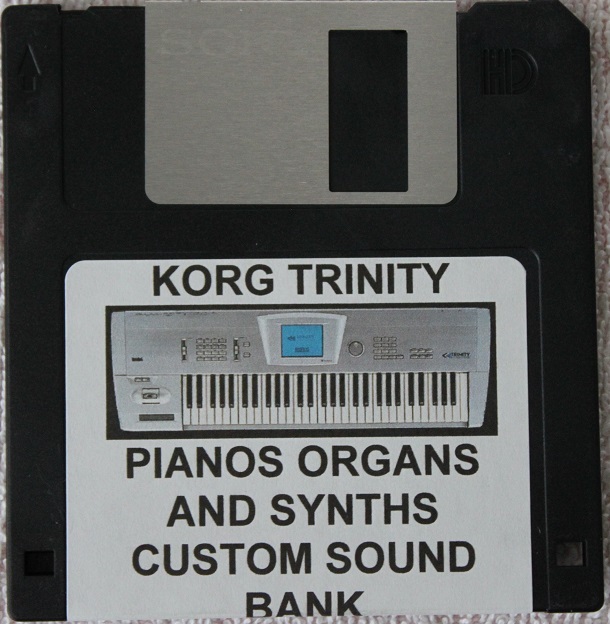 Korg Trinity Synthesizer "Pianos, Organs and Synths" Custom Program Disk