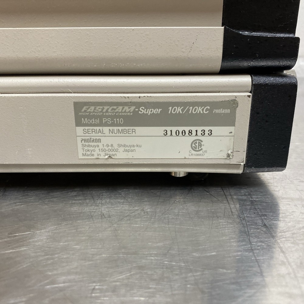 Photron FastCam High Speed Video Camera Processor Model Super 10K