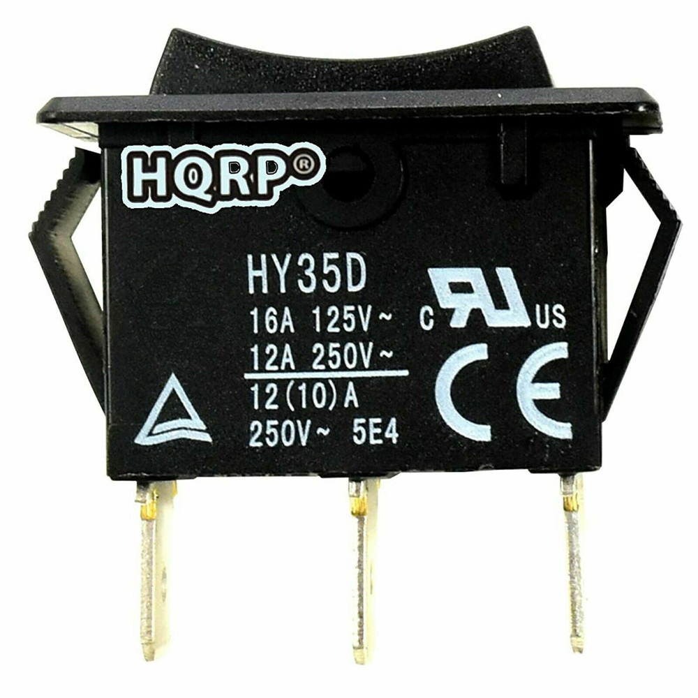 3-Pin 3-Way Push Button Switch Compatible with INTEX 70110 Pool Pump 16A 125V