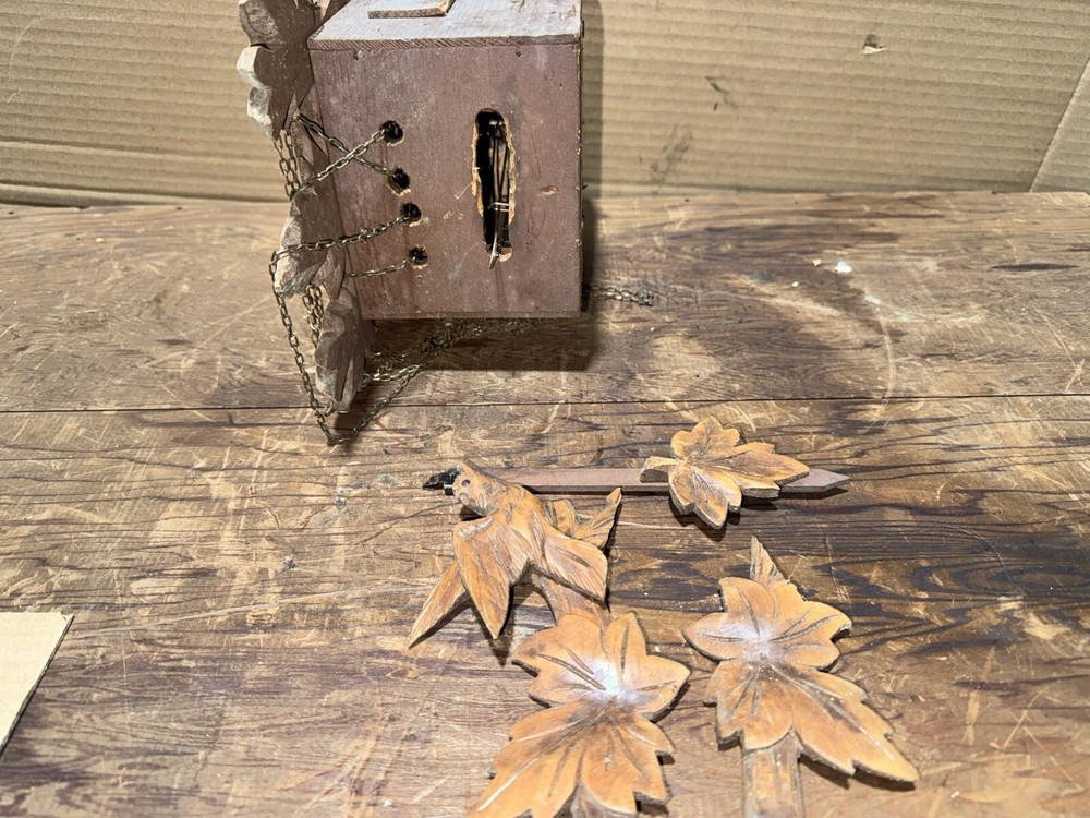 VINTAGE cuckoo clock GERMANY Black Forest Regula CUCKOO CLOCK CO.