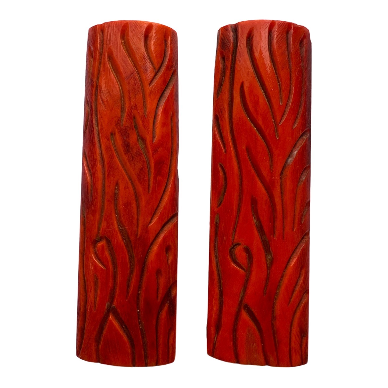 Camel Bone Scales Knife Handle Making Blanks 5", DIY Set of 2 Scales Smooth