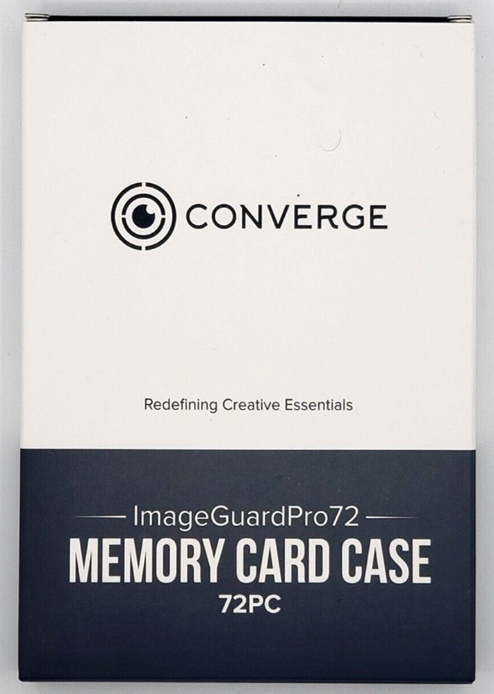 SD CARD HOLDER CONVERGE IMAGE GUARD PRO72 24 SD/48 MICRO SD HARD SHELL CASE