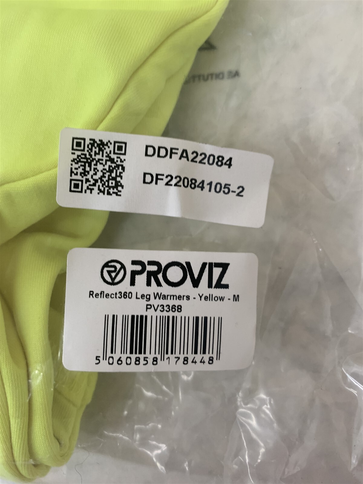 Proviz PV3368 REFLECT360 Reflective Leg Warmers in Yellow Choose Size