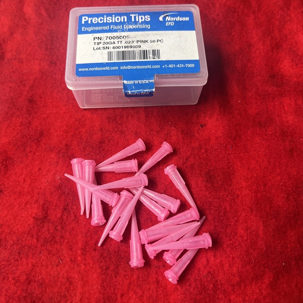 NORDSON 20 pcs PRECISION TIPS FLUID DISPENSING - NEW  (k24)