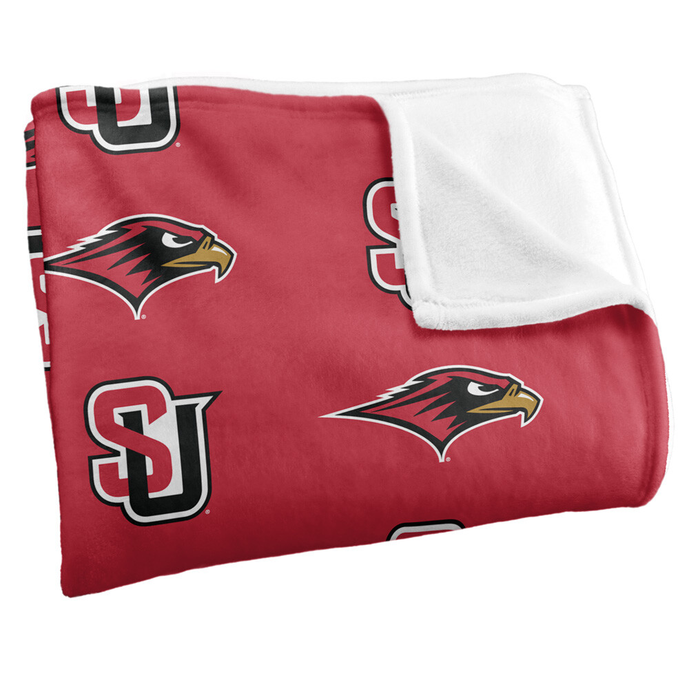 Seattle University Logo Pattern Silky Touch Super Soft Throw Blanket