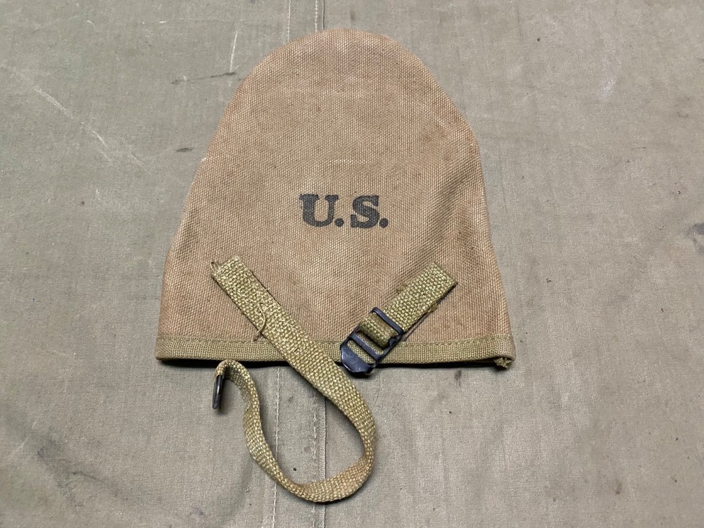 ORIGINAL WWII US ARMY M1942 T-HANDLE FIELD SHOVEL CARRIER COVER-OD#3, 1942