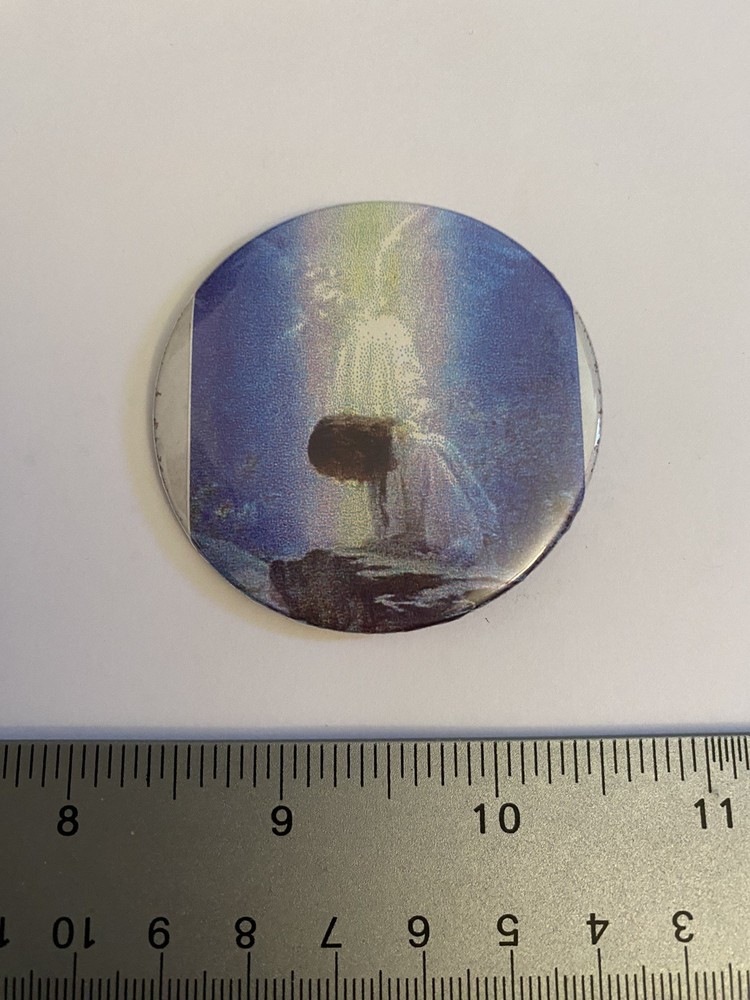 Angel Watching Over Someone Pin Back Button P161