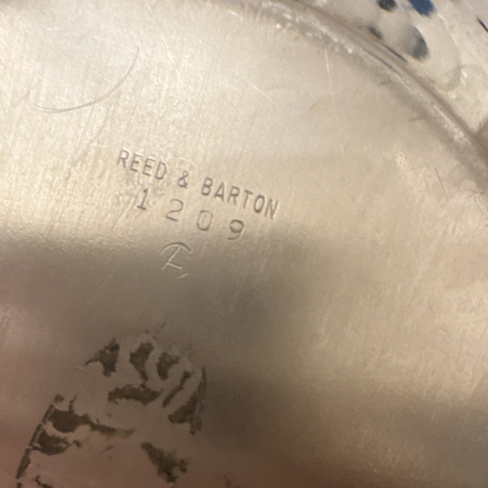 Reed & Barton Silverplate Decorative Serving Plate Model 1209 Elegant Tableware