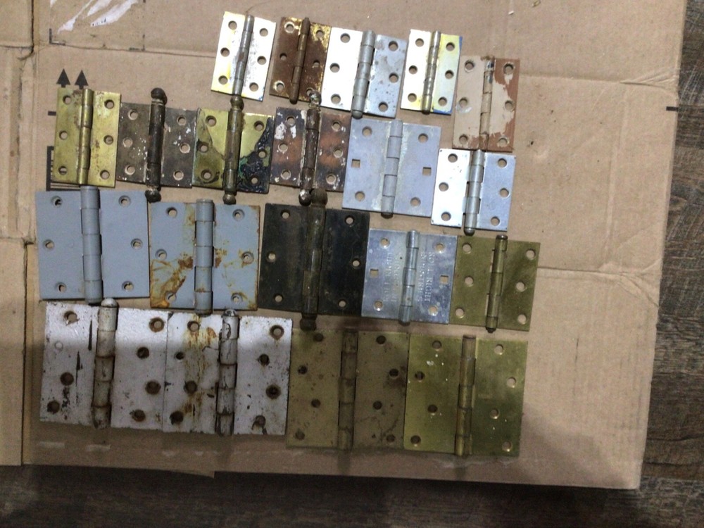 (20) vintage door hinges
