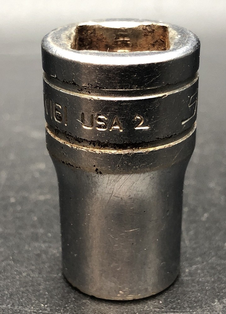 Snap On 1/2" Drive 1/2" 6PT SAE Shallow Chrome Socket TW161