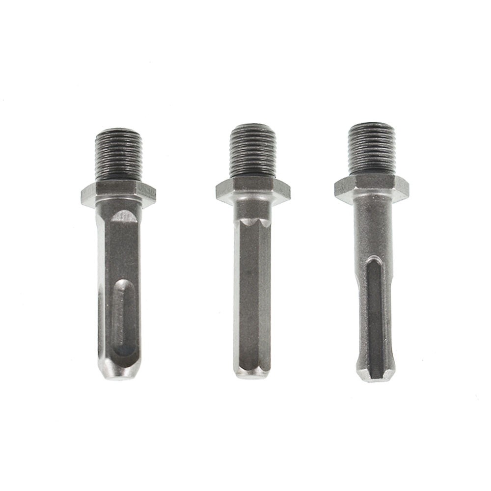 Removable hex+Square+Round 32mm 3pcs Firewood Log Splitter Drill Bit Set