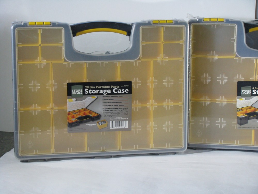 Portable Parts Storage Case Four Pack Bundle