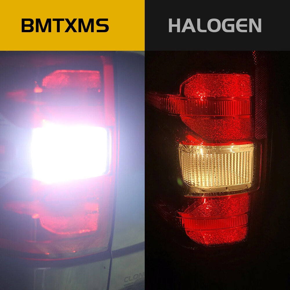 For Ram 1500 2500 3500 2013-2023 7440 7443 White LED Backup Reverse Light Bulbs