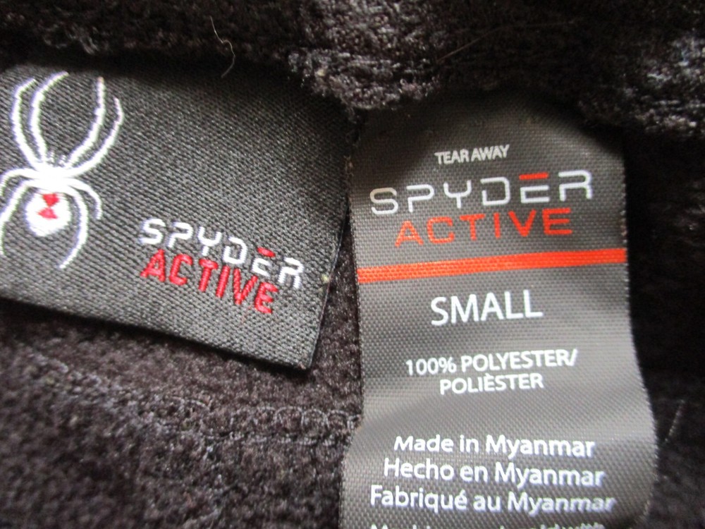 Spyder ProWeb Active Men SPM709 Joggers Size Small Black
