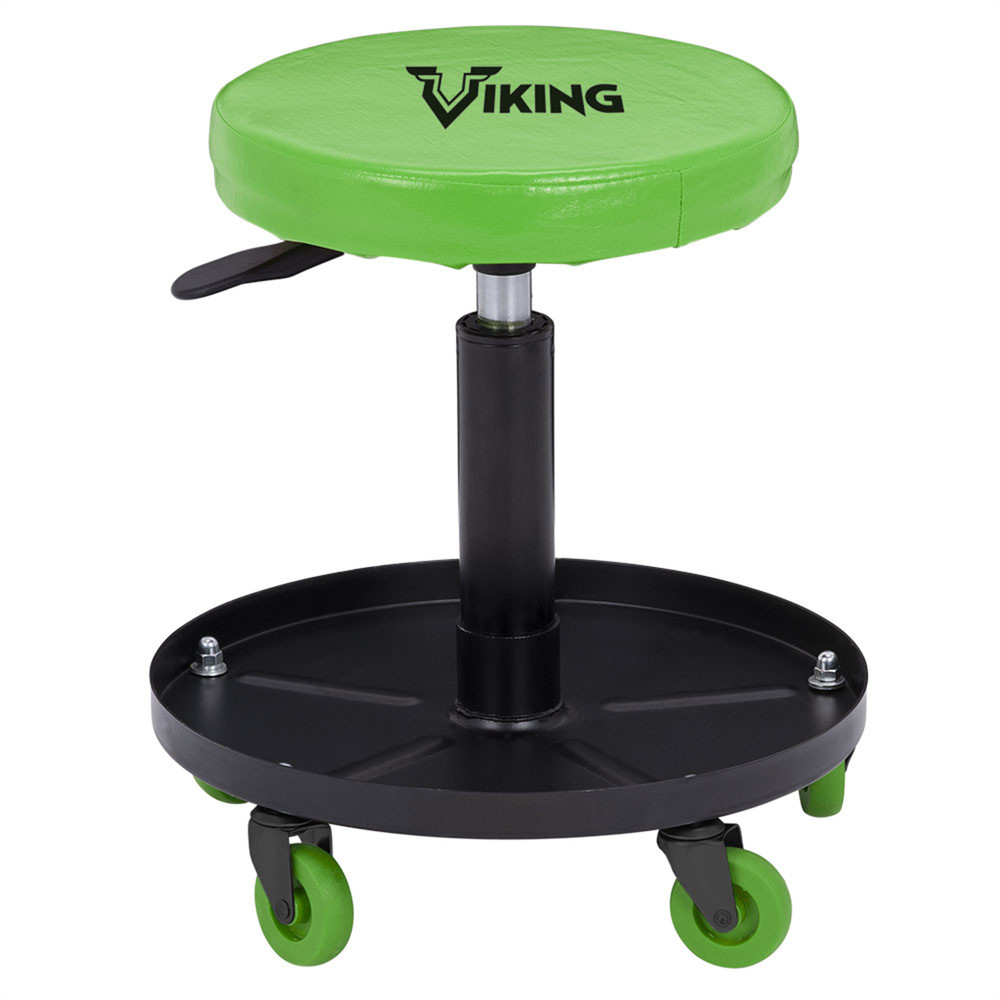 American Forge And Foundry 57104 Adjustable Mechanic Stool With Tool Tray