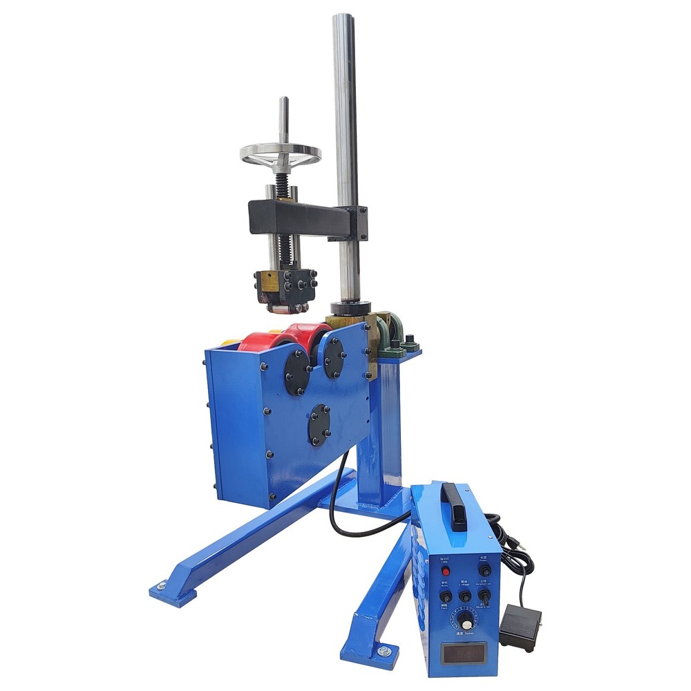 300KG Welding Turning Roller 110V Press Wheel Type Welding Positioner Support