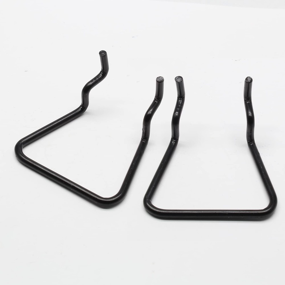 16Pcs Pegboard Plier Holders, Stainless Steel Double Loop Pegboard Hooks, Bla...