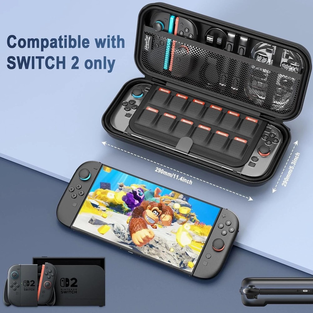 Switch 2 Protective Case for Nintendo Switch 2 Large Capacity Storage ,Accessory