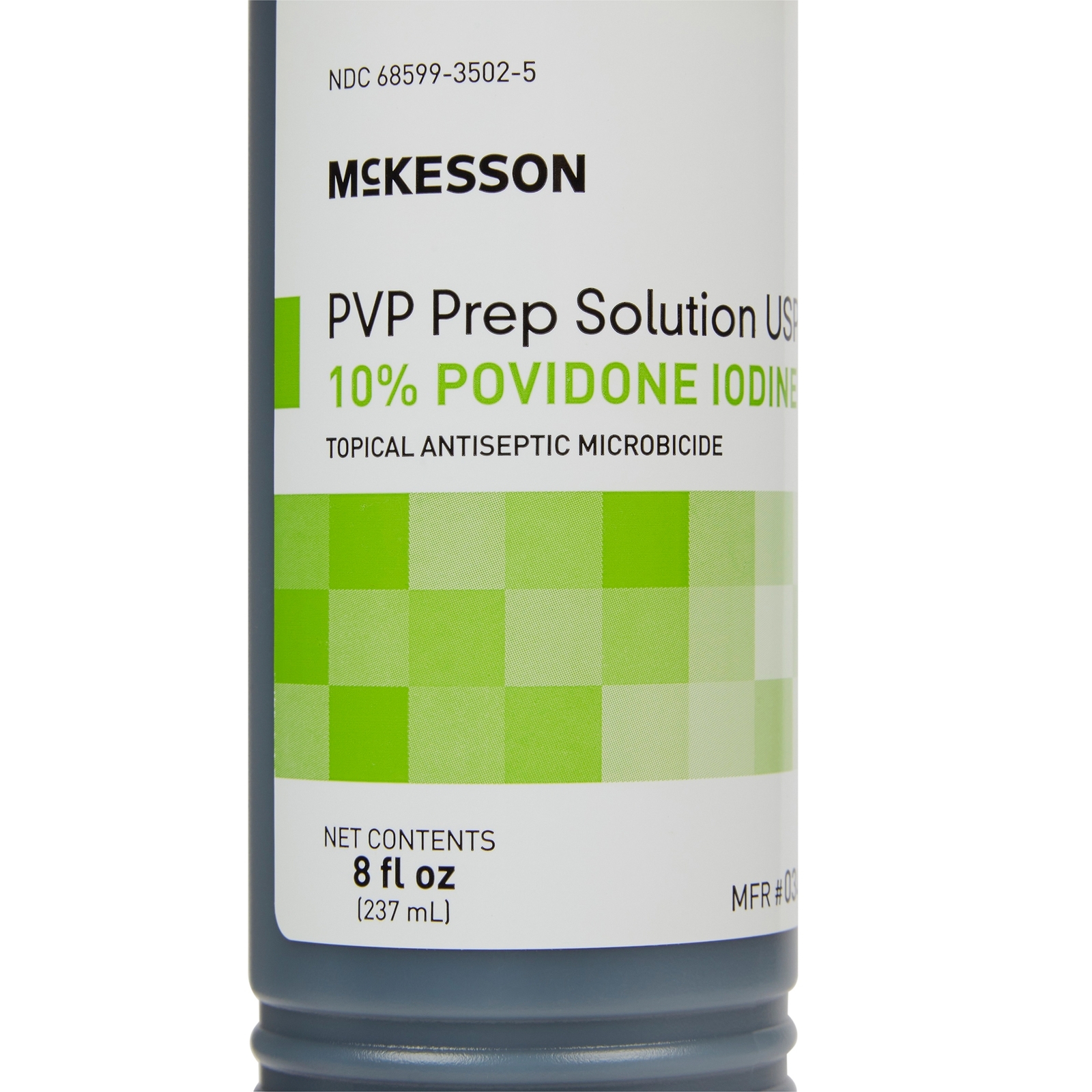 McKesson PVP Prep Solution 10% Povidone-Iodine 8 oz. Flip-Top Bottle 1 Each 034