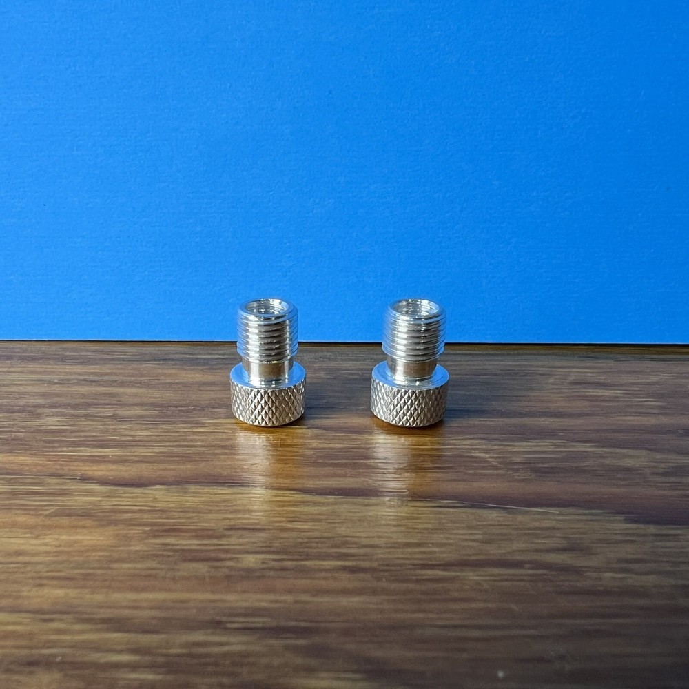 2 PUMP ADAPTER PRESTA INNOVATIONS ALUMINUM THREAD-ON STYLE (THEADED INTERIOR)
