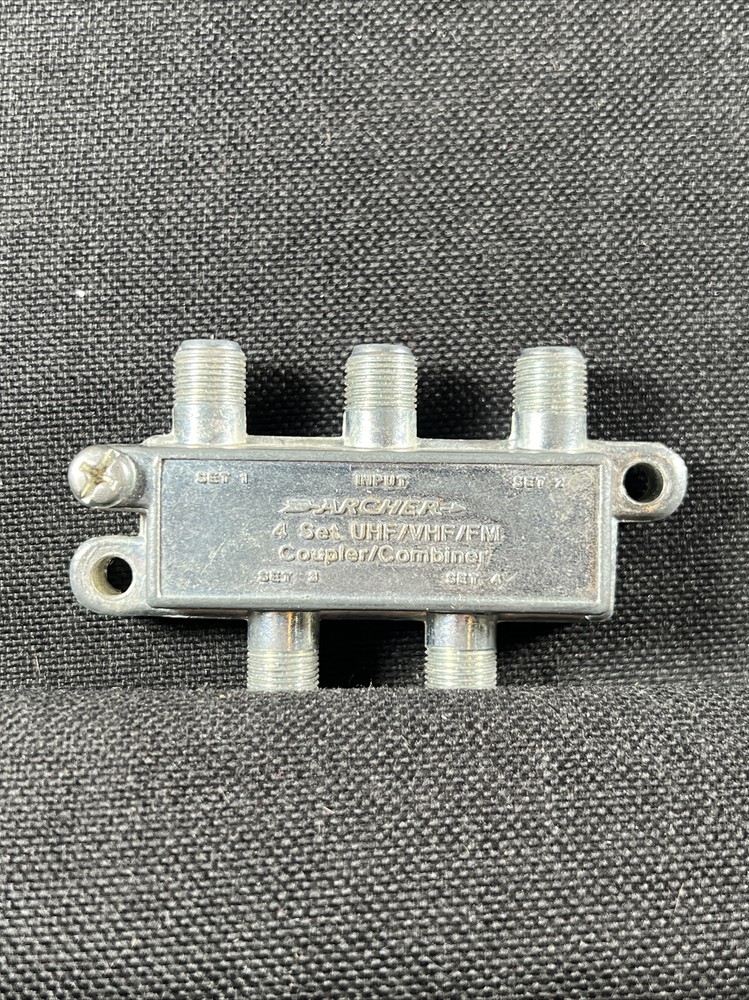 Archer/Radioshack 4 Set UHF/VHF/FM Coupler/Combiner Splitter