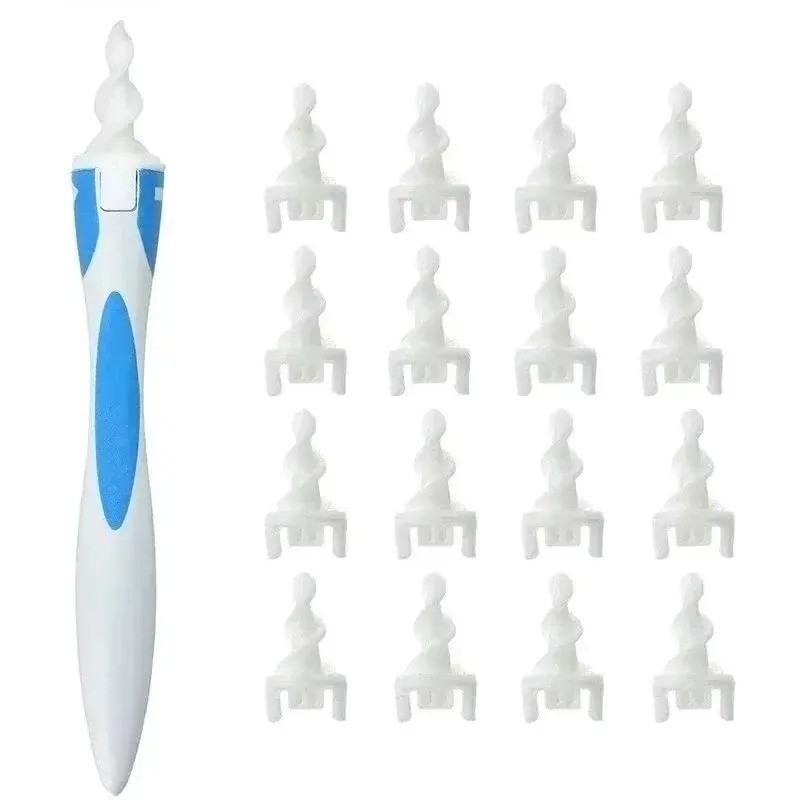 Ear Wax Remover Tool with 16 Soft Silicone Tips – Safe & Easy Ear Cleaner