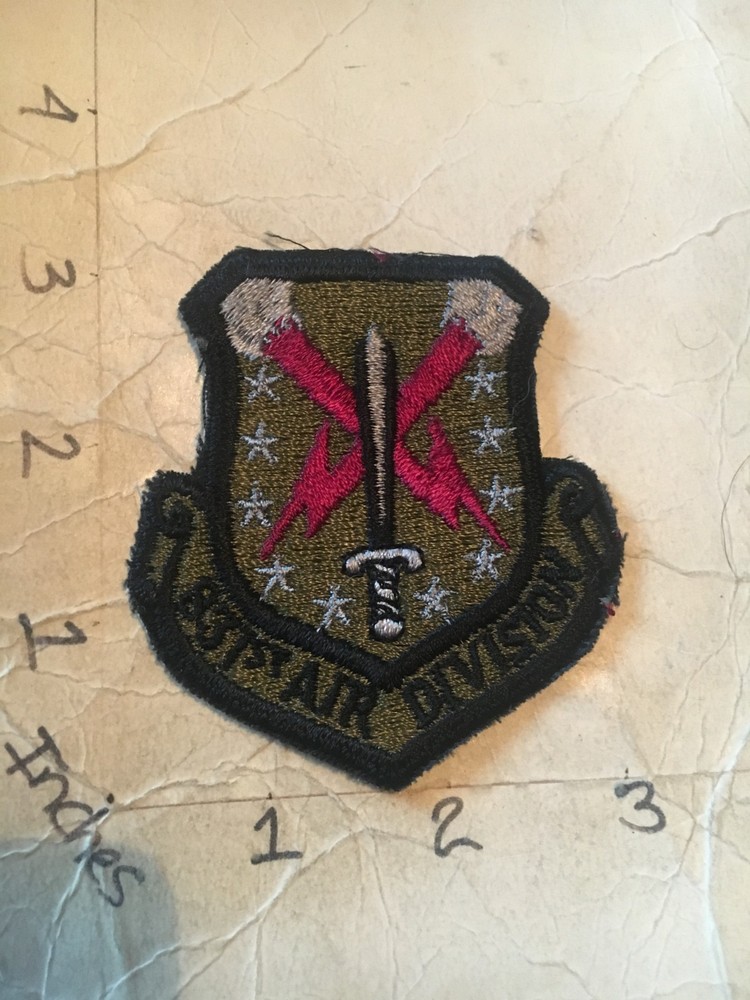 USAF  831st Air Division Squadron subdued patch 7/12/25