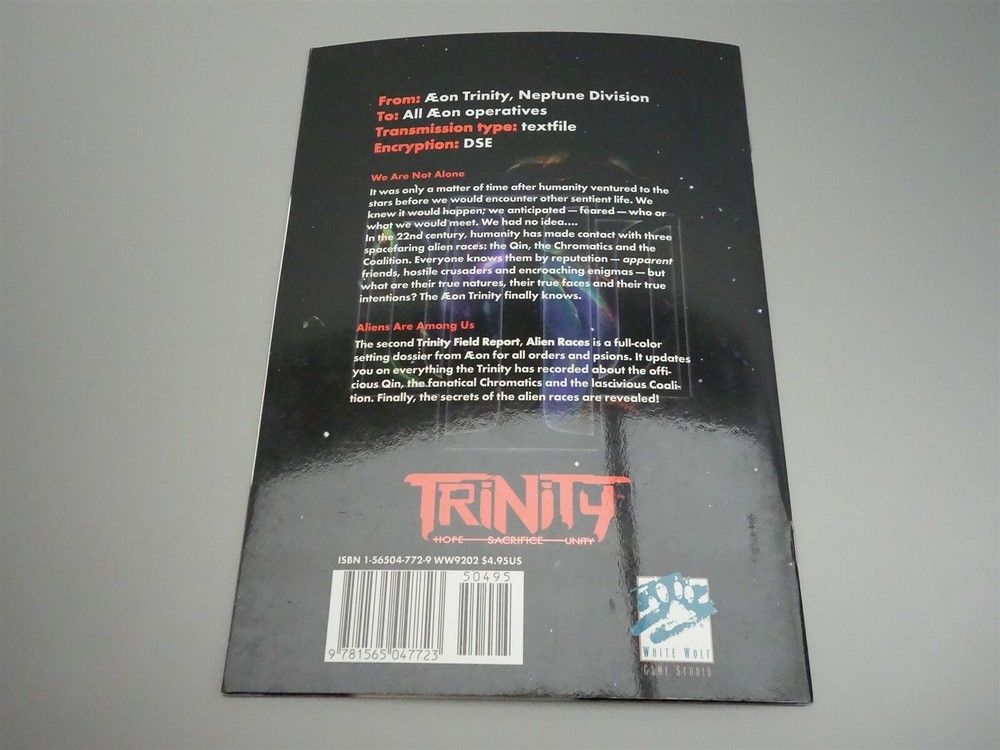 Trinity: Field Report - Alien Races (White Wolf)
