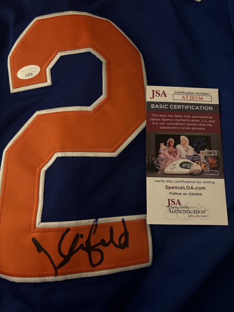Jerry Seinfeld Signed Autograph Auto Mets Baseball Jersey JSA COA