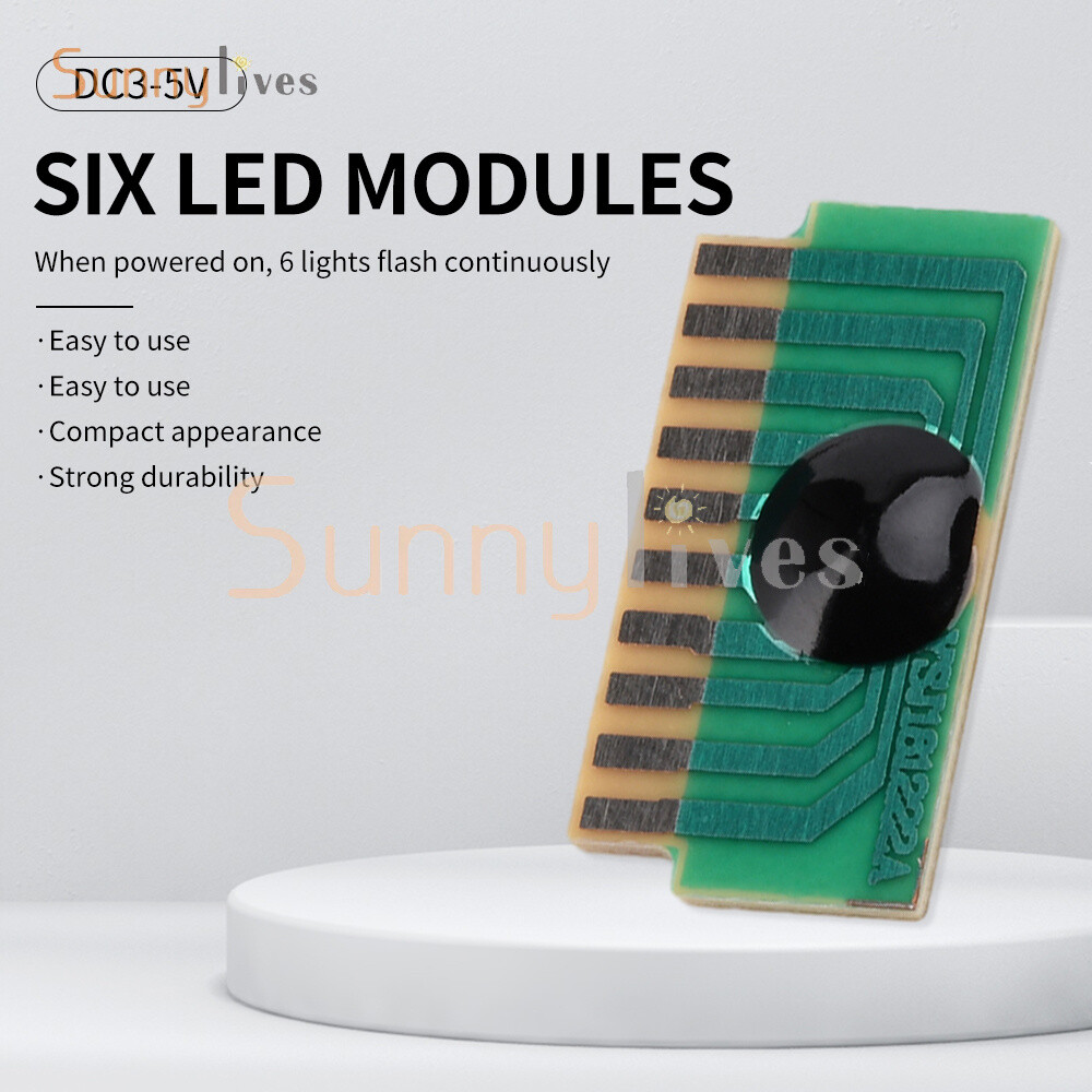 5 piece DC3-5V 6-Channel LED Cycle Flashing Scrolling Light Control Module DIY