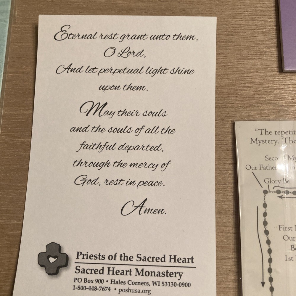 Sealed Religious Collection Of New Catholic Devotionals And Rosaries