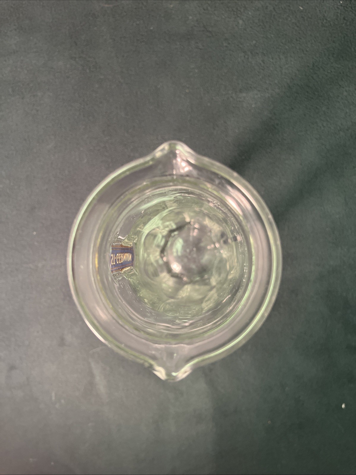 VTG St. Germain Special Liqueur 1L Cocktail Carafe with Recipe Markings, NO ROD