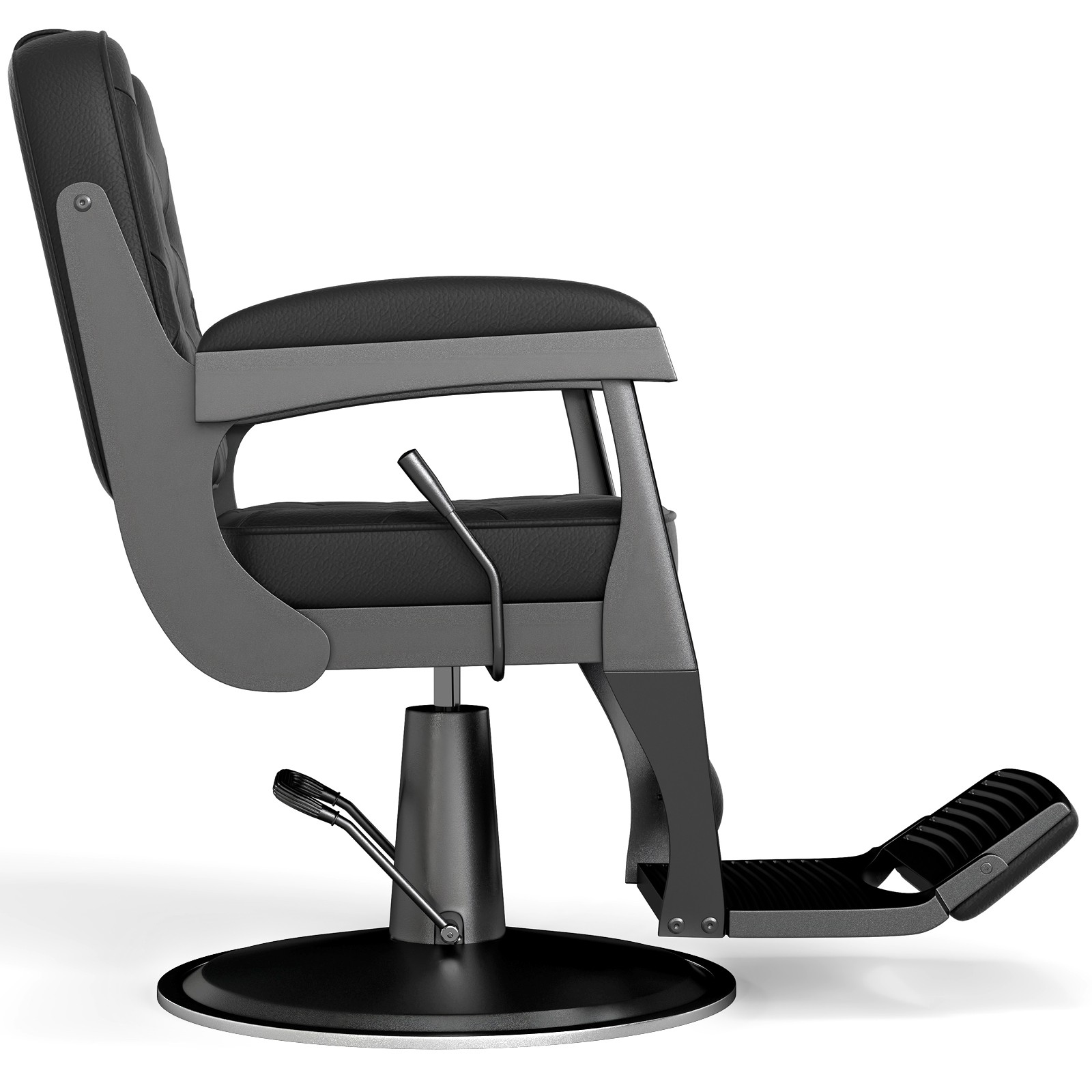 Black Vintage All Purpose Recline Hydraulic Barber Chair Heavy Duty Salon Beauty