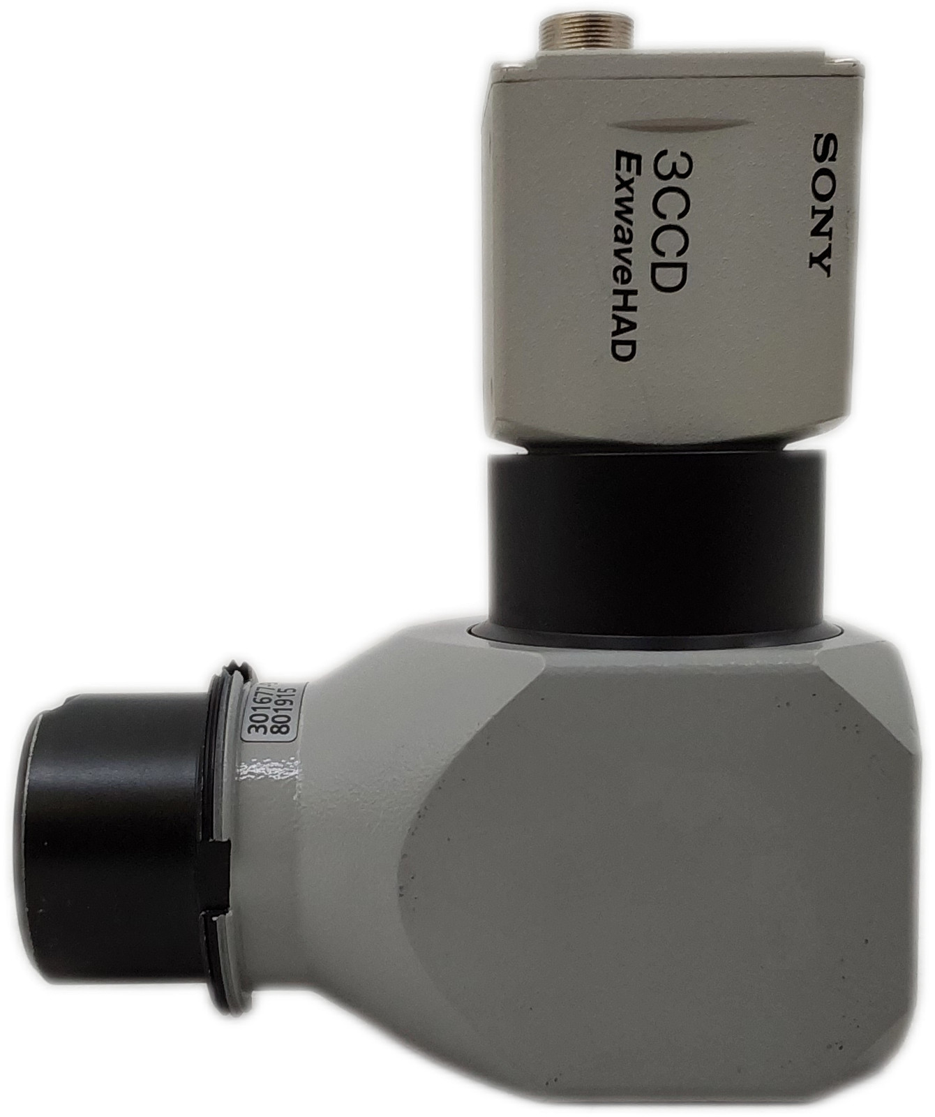 Carl Zeiss F=60 Camera Adapter Component W/ Sony 3CCD ExwaveHAD 102691 Camera