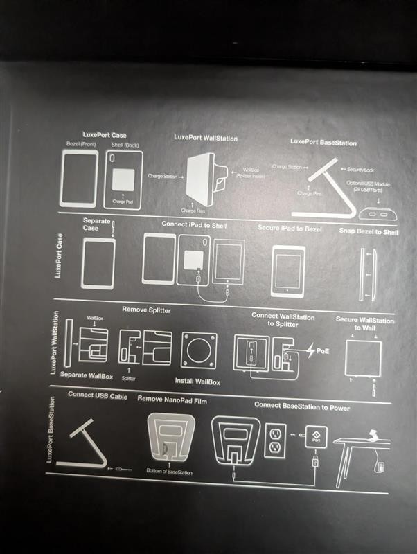 LuxePort Base Station for Tablet - Black - 71000