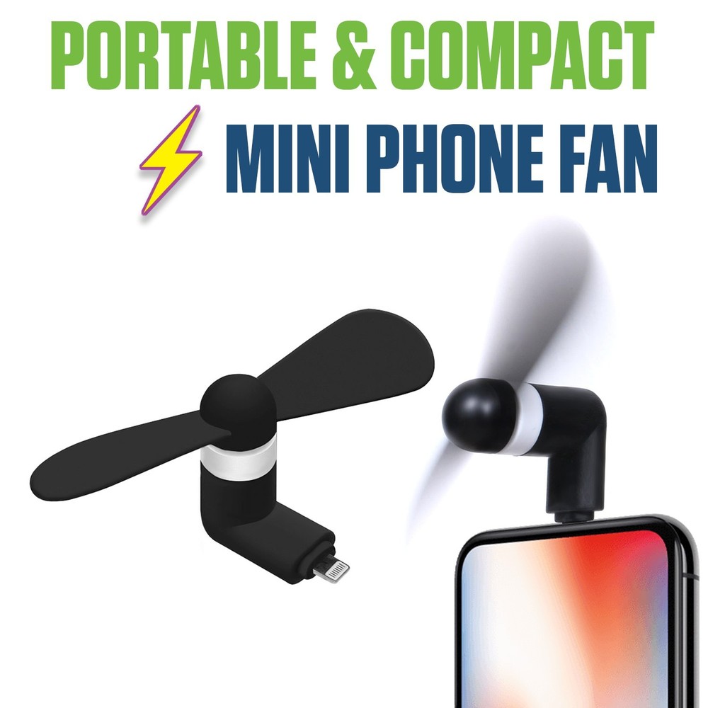 Portable  Mini USB Fan Compatible with Apple iPhone 14 Pro Max Plus 13 Pro Max