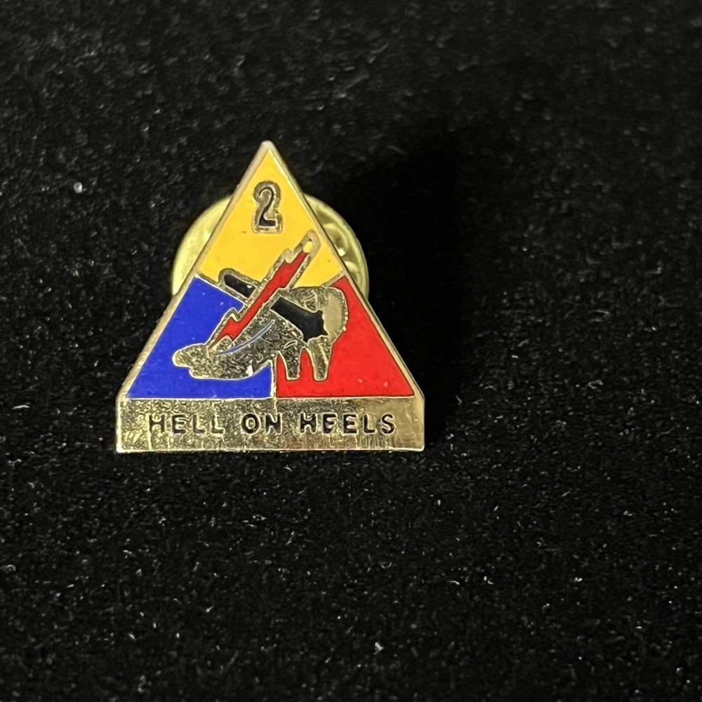Hell On Heels Tiny Triangle Army Pin