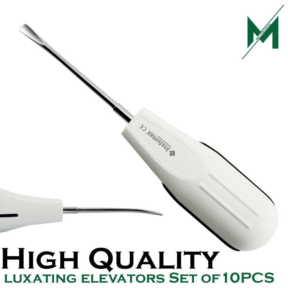 Dental White Root Elevator Oral Surgery PDL Luxating Tooth loosening Diff Sizes