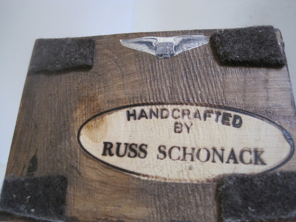 USAF Carved Bust By Russ Schonack