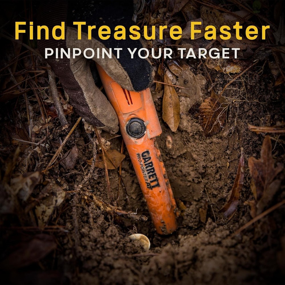 Garrett Pro-Pointer AT Waterproof Metal Detector Pinpointer 20ft Orange