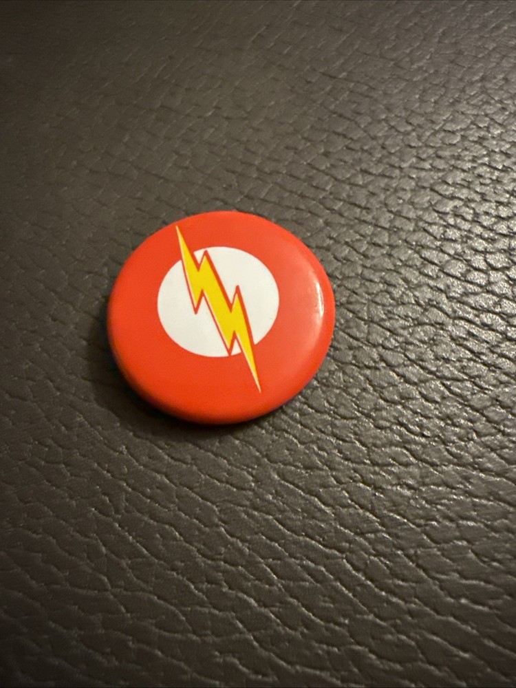 The Flash Dc Comics Promo Button Pin Vintage